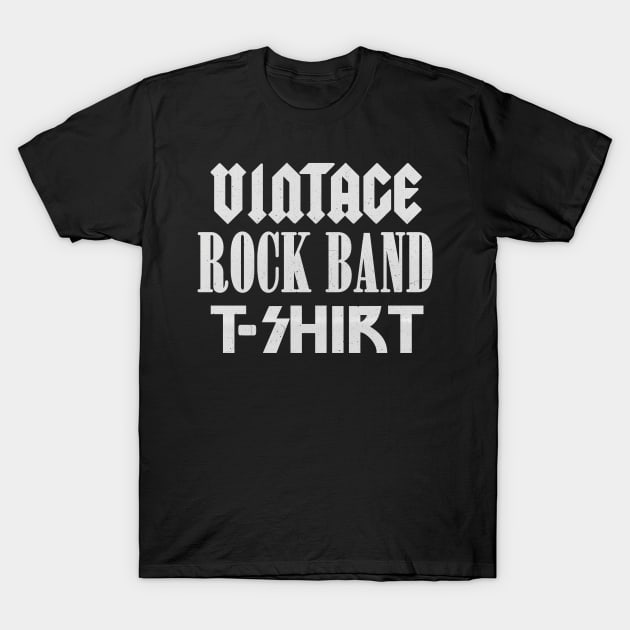 Vintage Generic Rock Band T-Shirt by bullshirter